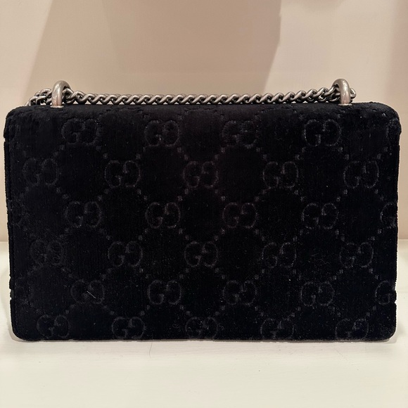 Gucci GG Logo Velvet Dionysus Shoulder Bag - Picture 6 of 14